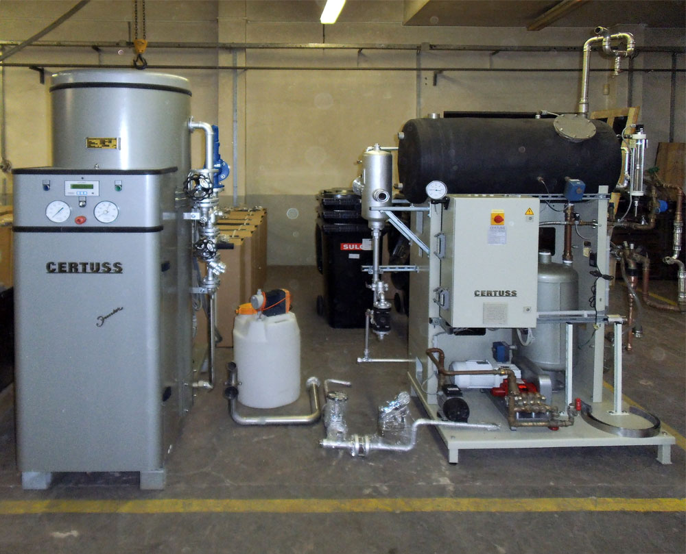 Vyvíječ páry CERTUSS Junior 600